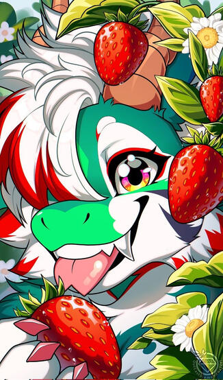 Strawberry picking